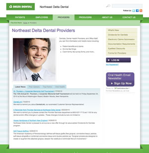 NEDDPostSubpage300 Northeast Delta Dental Website Subpage Sample