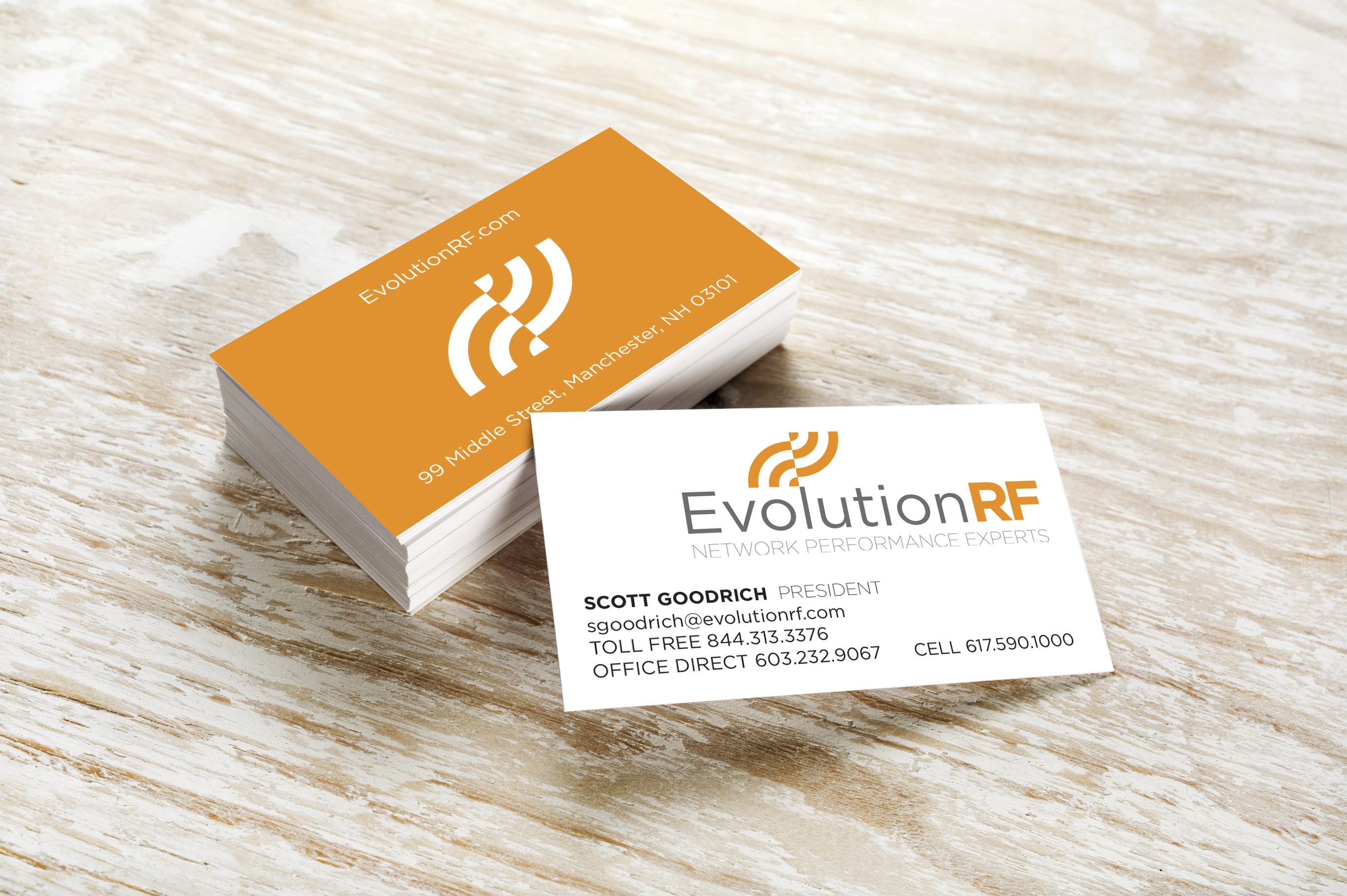 EvolutionRF Business Cards