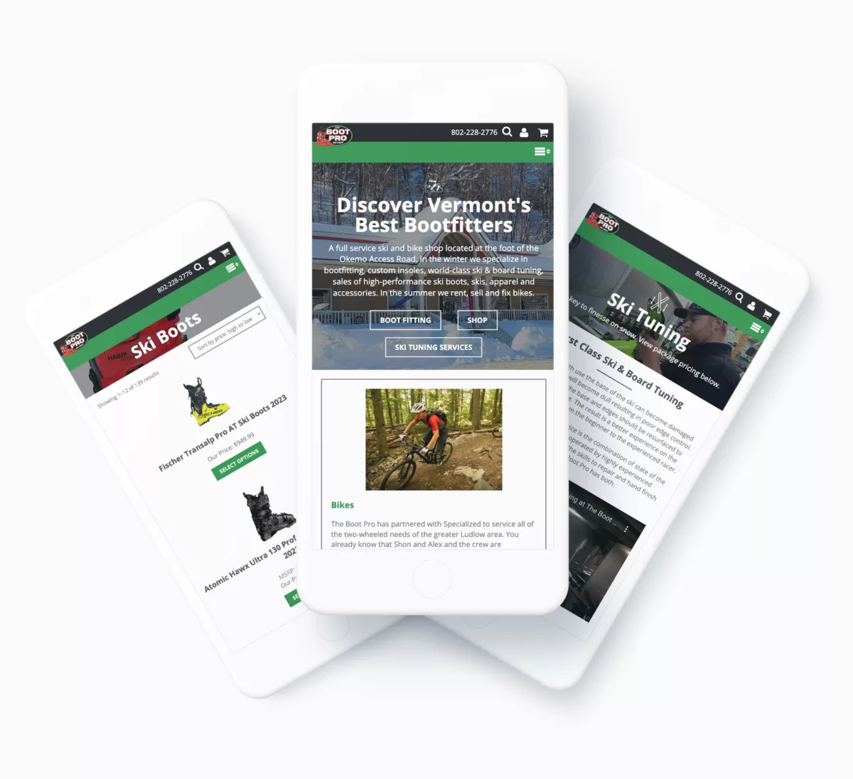 WordPress / WooCommerce Mobile Website Designs by FirstTracks Marketing