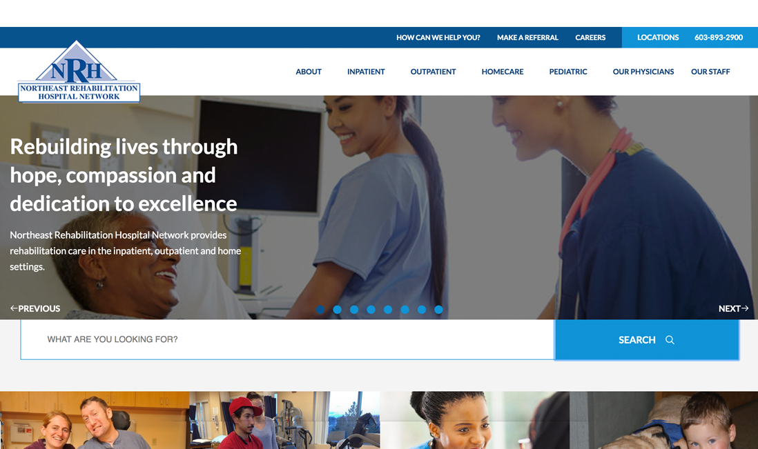 Northeast Rehabilitation Hospital Network Homepage