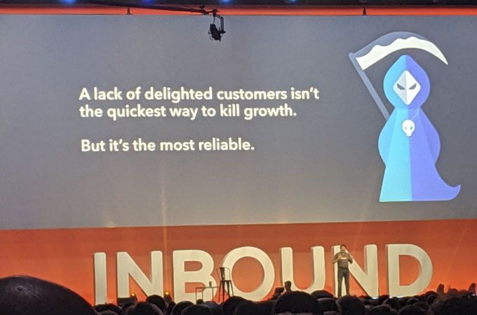 Having a lack of delighted customers is the most reliable way to kill growth