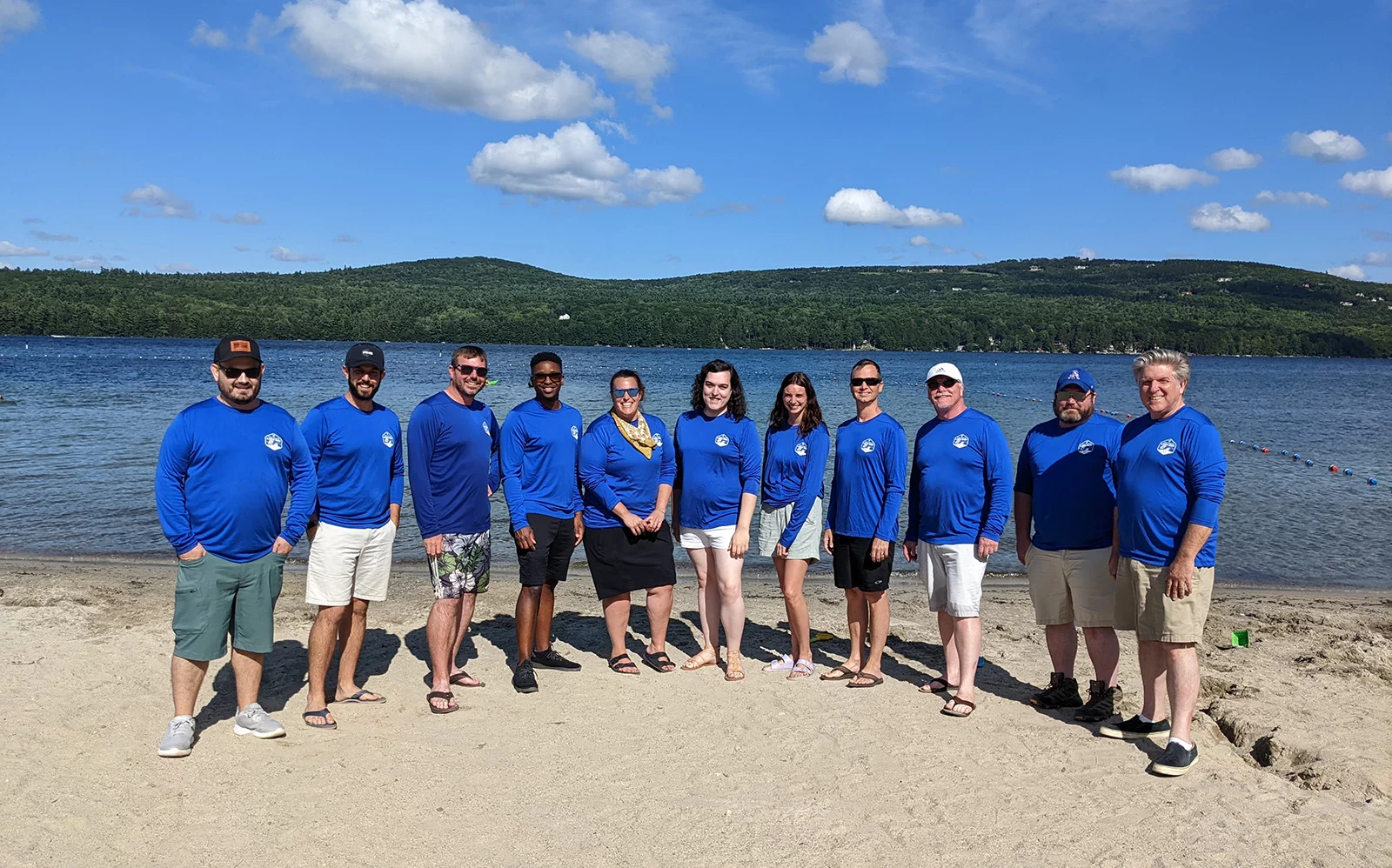 Lake Sunapee with the FirstTracks Marketing Team