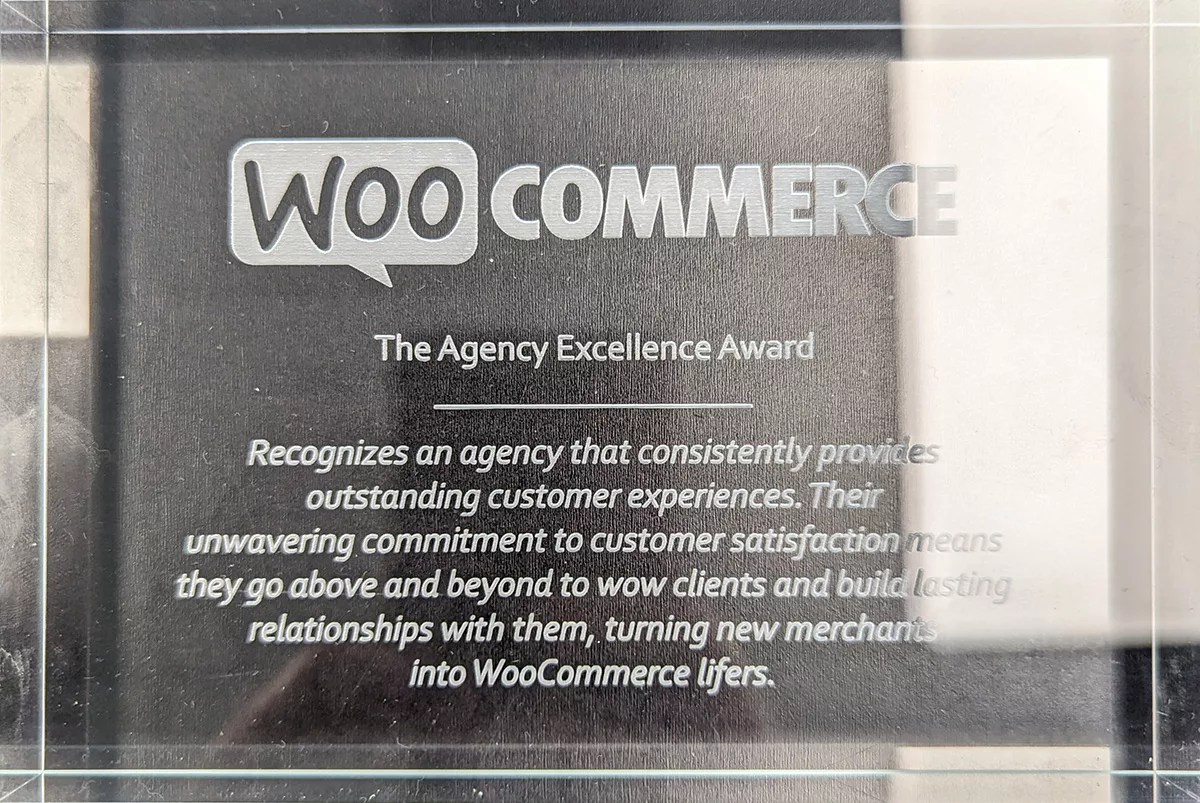 WooCommerce Agency Excellence Award