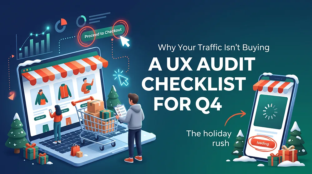 Why Your Traffic Isn&rsquo;t Buying: A UX Audit Checklist for Q4